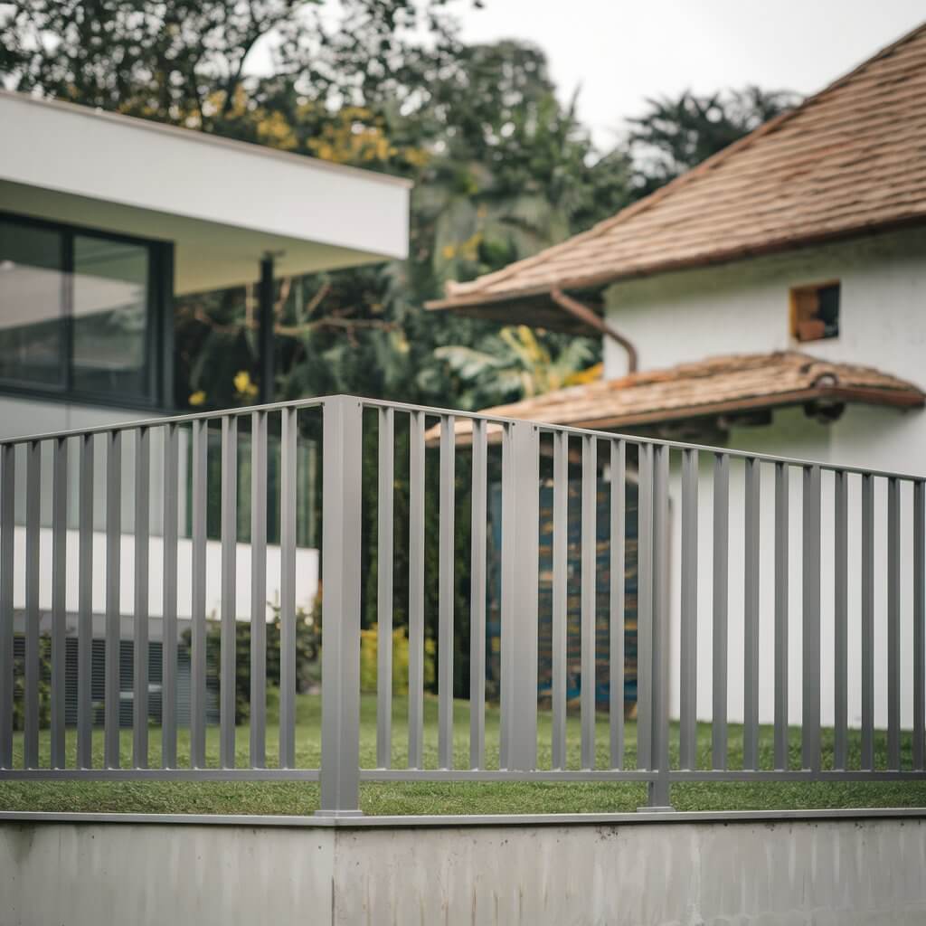 garde corps entre 2 maisons