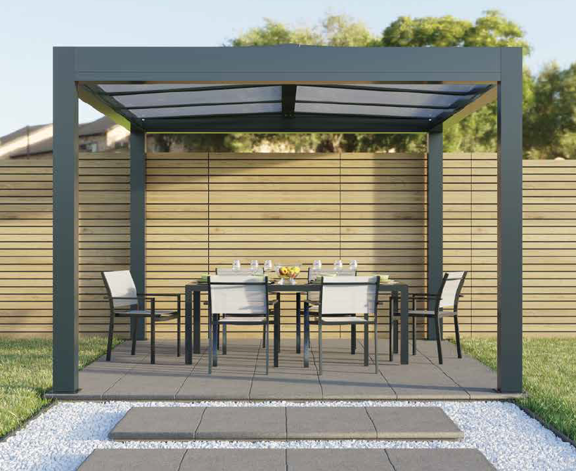 Pergola modèle sunrise doublepan